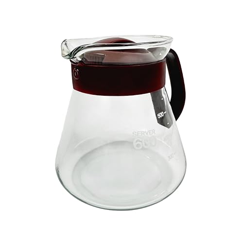 Sanfor Karaffe für Kaffee, Tee und Wasser, Glaskrug, hitzebeständig, mikrowellengeeignet, transparent, 600 ml Sanfor Karaffe für Kaffee, Tee und Wasser, Glaskrug, hitzebeständig, mikrowellengeeignet, transparent, 600 ml von Sanfor
