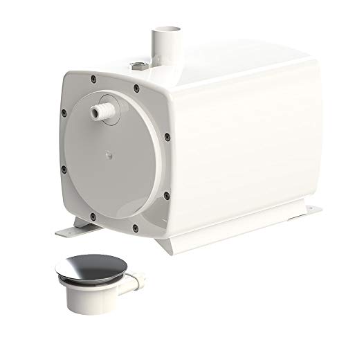 SFA 0051P Hebeanlage SANIFLOOR+ 3 (Saugpumpe + Siphon) - Leistung 30l/min, Förderhöhe 1m, für extraflache Duschen, 220 V, Weiß von SFA