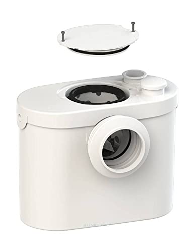 SFA SANIBROY 0001UP Fäkalienhebeanlage / WC-Förderanlage UP | Anlage zum Fördern von Schmutzwasser aus der Toilette | Förderdistanz: 100x4m, Wasser 40°, 400 Watt, 220-240 Volt von SFA