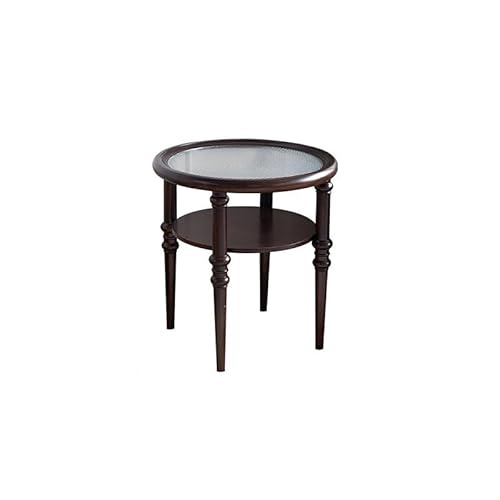 Beistelltisch, rund, aus Holz, für Sofa, Wohnzimmer, Haus, Schrank, Couchtisch, Sofa von SFANIIX