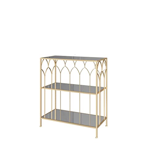 Bücherregale Indoor Metallregal Dreischichtige Glasschrank Wohnzimmer Seitenschrank Standregal Regal Lagerung Display Regal Bücherregale Organizer Bücherregale Indoor Metallregal Dreischichtige Glasschrank Wohnzimmer Seitenschrank Standregal Regal Lagerung Display Regal Bücherregale Organizer von SFANIIX