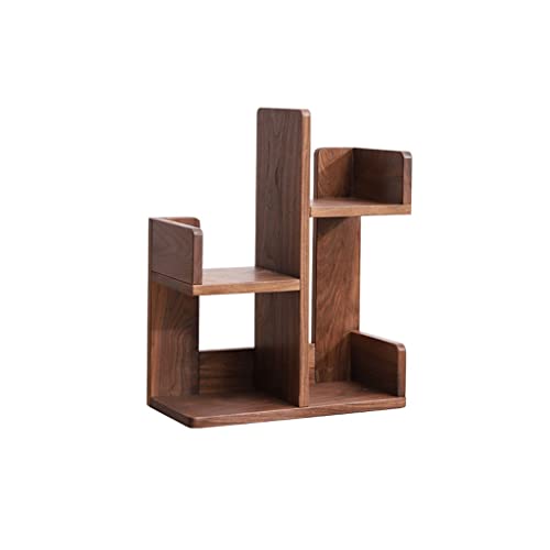 Bücherregale Nordic Kreative Retro Desktop Bücherregal Lagerregal Büro Datei Display Rack Schlafzimmer Kleine Mehrschichtige Lagerregal: Bücherregale Organizer von SFANIIX