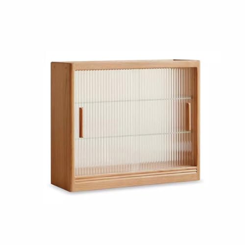 Buffet-Möbel, Schreibtisch-Aufbewahrungsschränke aus Massivholz, Seitenschränke für Esszimmer, Restaurant, Zuhause, moderne minimalistische Glas-Aufbewahrungsschränke von SFANIIX