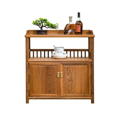 Buffetschrank Chinesische Aufbewahrungsschränke mit Türen und Regalen Retro Holz Buffetschränke geeignet für Küchen, Esszimmer, Schlafzimmer Kommode mit Stauraum von SFANIIX