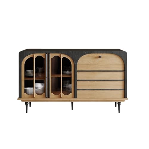 Buffetschrank Chinesische Massivholzkommode Wohnzimmer Barschrank Restaurantmöbelschrank Küchenkaffeebarschrank Kommode mit Stauraum von SFANIIX