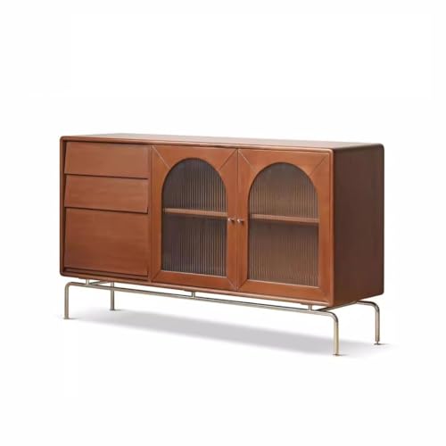 Buffetschrank Kommode Buffetschrank Nordic Retro Glasschrank Restaurant Home Massivholz Schrank Kommode Sideboard Kommode mit Stauraum von SFANIIX