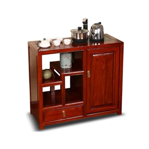 Buffetschrank Kommode Chinesischer Teeschrank Wasserspender Teeschrank Wohnzimmer Seitenschrank Haushaltsgeschirr Aufbewahrungsbox Kommode mit Stauraum (Color : A, Size : S78cm) von SFANIIX