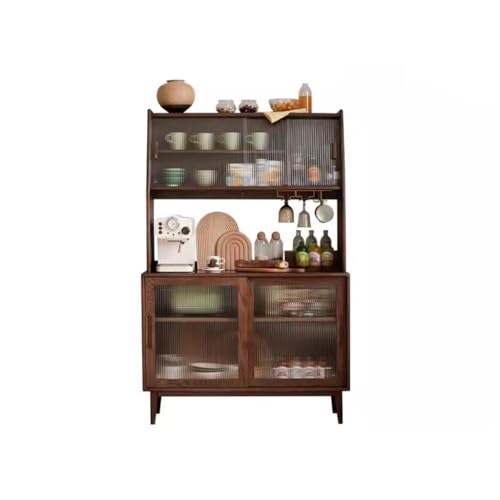 Buffetschrank Küchenschränke Schwarz Walnuss Massivholz Kommode Nordic Modern Minimalistische Esszimmer Eiche Schrank Kommode mit Stauraum Buffetschrank Küchenschränke Schwarz Walnuss Massivholz Kommode Nordic Modern Minimalistische Esszimmer Eiche Schrank Kommode mit Stauraum von SFANIIX