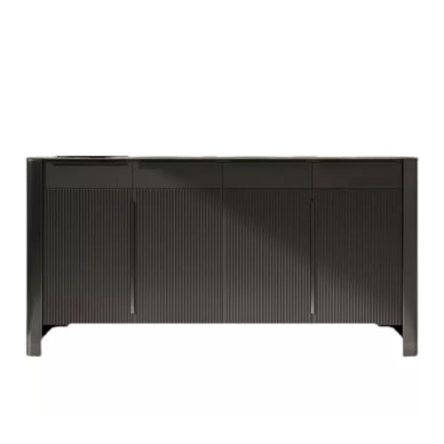 Buffetschrank Massivholz Kommode Schiefer Eingangsschrank Moderne Eingangstür mit Stauraum Dekorative Kommode Sideboard mit Stauraum (Größe : L200CM) von SFANIIX