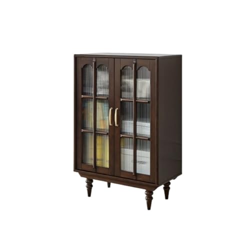 Buffetschrank Massivholz Weinschrank Retro Doppeltür Aufbewahrungsschrank Wohnzimmer Dekoschrank Küche Seitenschrank Aufbewahrungsschrank Kommode mit Stauraum von SFANIIX