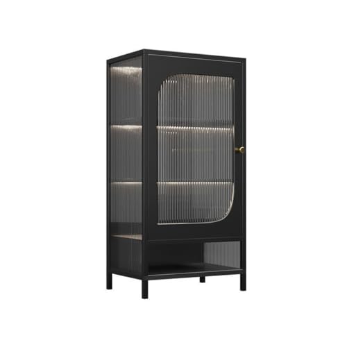 Buffetschrank Nordic Eisen Kommode Wohnzimmer Schrank Haushalt Teeschrank Licht Luxus Glasschrank Schrank Weinschrank Kommode mit Stauraum von SFANIIX