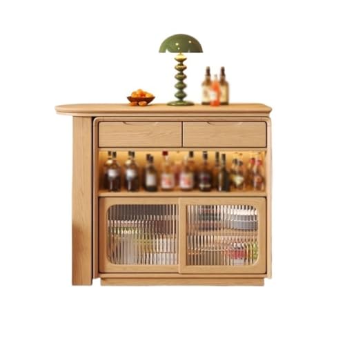 Buffetschrank Nordic Kreative Massivholz Kommode Für Zu Hause, Integrierter Wandaufbewahrungsschrank, Wohnzimmeraufbewahrungsschrank Kommode mit Stauraum von SFANIIX
