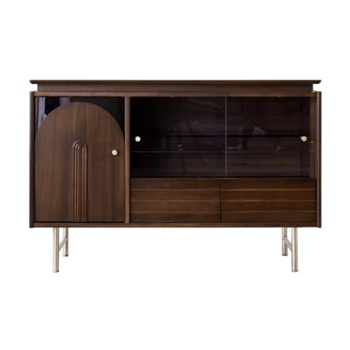 Buffetschrank Nordic Massivholz Kommode Küche Lebensmittel Aufbewahrungsschrank Wohnzimmer Kaffeeschrank Eingang Schrank Kommode mit Stauraum von SFANIIX