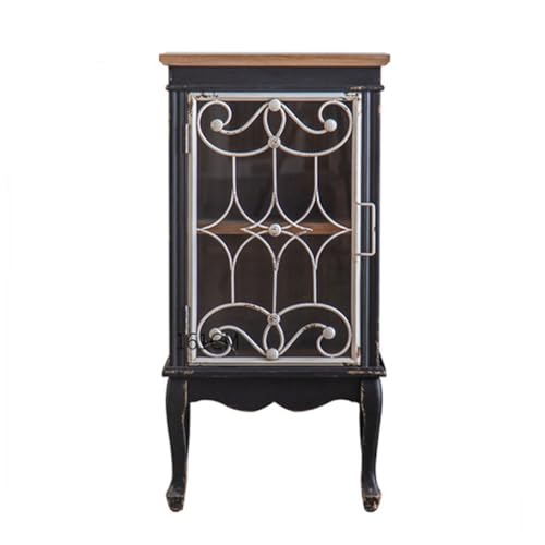 Buffetschrank Schwarz Kreative Restaurantmöbel Kommode Retro Küche Alten Stil Schrank Schrank Gui Kommode mit Stauraum von SFANIIX