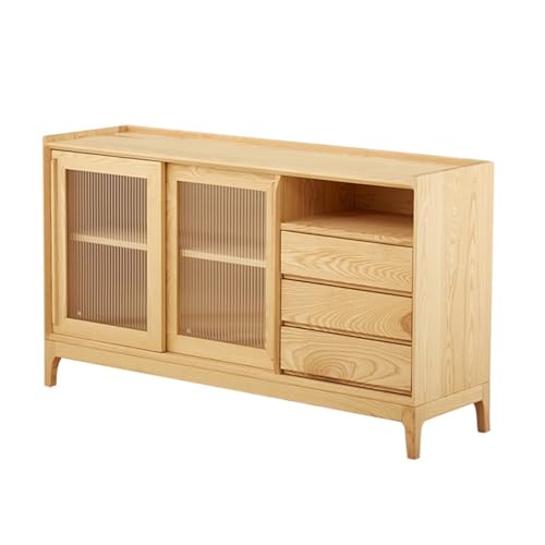 Buffetschrank Sideboard Schrank mit Türen, Küchenbuffet Sideboard mit Stauraum, Aufbewahrungsschrank für Wohnzimmer, Esszimmer, Eingang, Küchenbarschrank Kommode mit Stauraum von SFANIIX