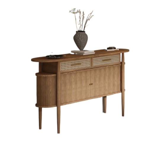 Buffetschrank Skandinavische Massivholzkommode Moderner Aufbewahrungsschrank Konsolentisch mit Stauraum, Bauernhaus-Kaffeebar Sideboard mit Stauraum Buffetschrank Skandinavische Massivholzkommode Moderner Aufbewahrungsschrank Konsolentisch mit Stauraum, Bauernhaus-Kaffeebar Sideboard mit Stauraum von SFANIIX