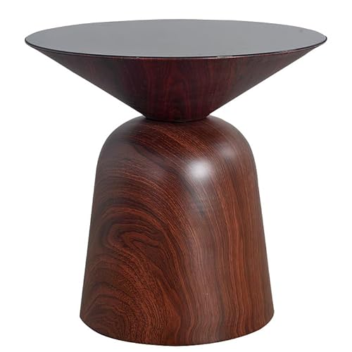 Endtisch Wohnzimmersofa Beistelltisch Glas Couchtisch Kleine Wohnung Balkon Teetrinken Kleiner runder Tisch im einfachen Stil Tisch Sofa Beistelltisch von SFANIIX
