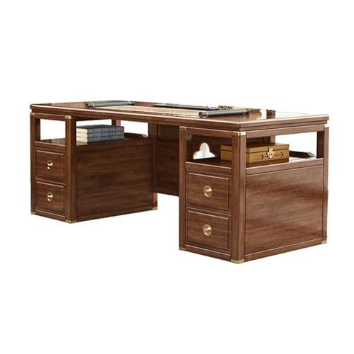 Heimbüro, chinesischer Schreibtisch aus Massivholz, Chefschreibtisch, Heimbüro, Kalligraphie-Schreibtisch, Büromöbel, einfacher und moderner Tisch (Größe: 160 x 80 x 76 cm) von SFANIIX