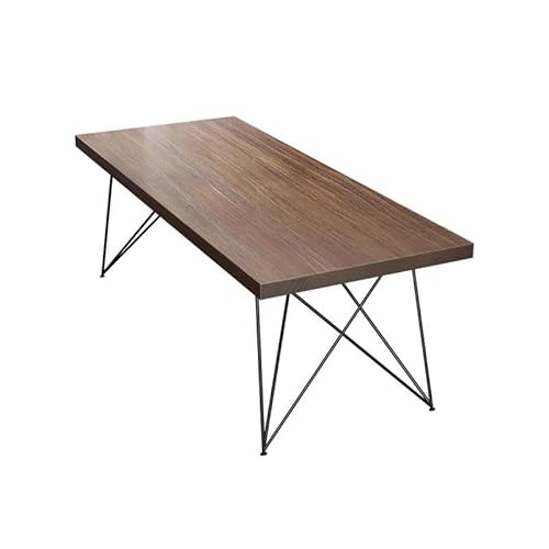Home Office, Computer-Schreibtisch, aus Massivholz, einfacher und langer Studienschreibtisch, für Zuhause, Büro, moderner Bürobereich, Werkbank, einfacher und moderner Tisch (180 x 80 x 75 cm) von SFANIIX