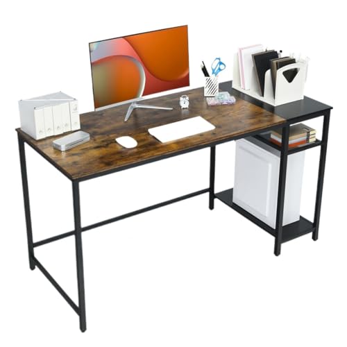 Home Office 55 Zoll Computertisch Home Office Schreibtisch mit Lagerregal Multifunktionales Studienbüro Arbeitsplatz Schwarz Moderne Einfache Tabelle Home Office 55 Zoll Computertisch Home Office Schreibtisch mit Lagerregal Multifunktionales Studienbüro Arbeitsplatz Schwarz Moderne Einfache Tabelle von SFANIIX