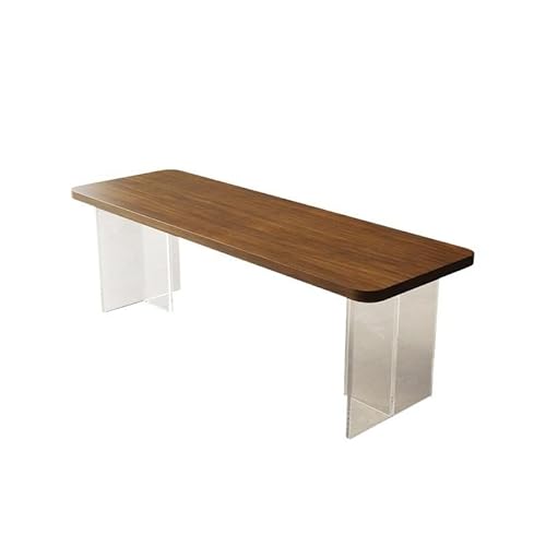 Home Office Acryl Massivholz Heimstudie Doppel Schreibtisch Studentenstudiertisch schmal Schlafzimmer Heimcomputer Schreibtisch Moderne Einfache Tisch(180 * 60 * 75cm) von SFANIIX