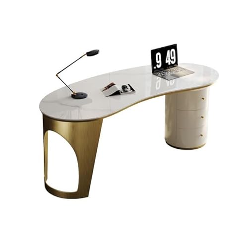 Home Office Helle Schiefer Schreibtisch, leichter Luxus, modernes Arbeitsbüro, Computerschreibtisch, Schreibtisch, einfache Chefschreibtisch Moderne Einfache Tisch(180 * 70 * 73cm) von SFANIIX
