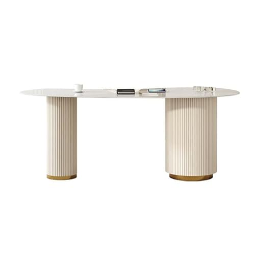 Home Office Heller Schreibtisch Computer integrierter Schreibtisch Modern einfaches Haus Kleine Wohnung Massivholz Schreibtisch Schreibtisch Moderne Einfache Tisch(140 * 60 * 75cm) von SFANIIX