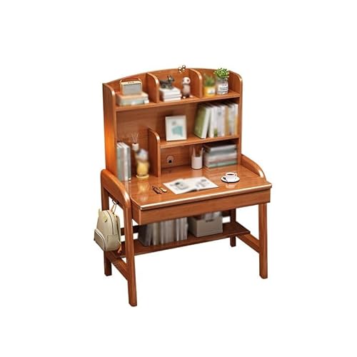 Home Office Massivholz Arbeitsbüro Home Kleine Wohnung Einfache Einzelstudie Schreibtisch Schlafzimmer Schreibtisch Computerschreibtisch Moderner Einfacher Tisch(A,100 * 60 * 130cm) von SFANIIX