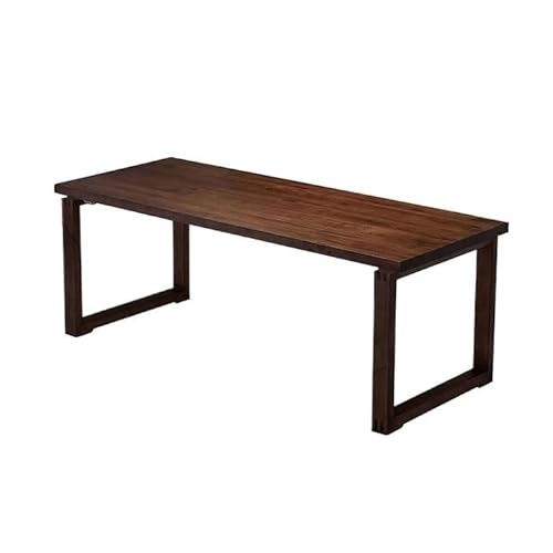 Home Office Massivholz Esstisch Schreibtisch Verhandlungstisch Reines Holz Computertisch Desktop Home Einfache moderne Arbeitsbüro Schreibtisch Moderne Einfache Tisch(120 * 60 * 75cm) von SFANIIX