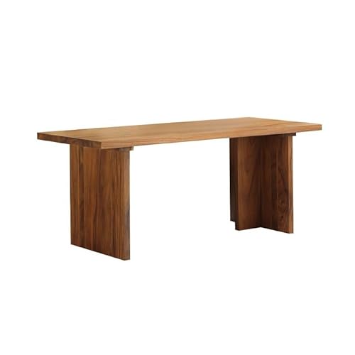 Home Office Massivholz Schreibtisch, einfacher moderner Computerschreibtisch, Arbeitstisch, Werkbank, langer Tisch, Esstisch für Zuhause Moderner Einfacher Tisch(160 * 70 * 75cm) von SFANIIX