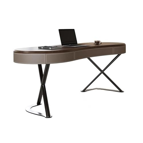 Home Office Massivholz Schreibtischlampe Luxus moderne minimalistische Heimstudienschreibtisch Büro Arbeitstisch Schlafzimmer Desktop-Computertisch Moderne Einfache Tisch(Size:140 * 70 * 75cm) von SFANIIX