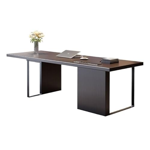 Home Office Minimalistische Massivholz Arbeitsbüro Arbeitsbüro Moderne Computerschreibtisch Werkbank Boss Schreibtisch Moderne Einfache Tisch(140 * 70 * 75cm) von SFANIIX