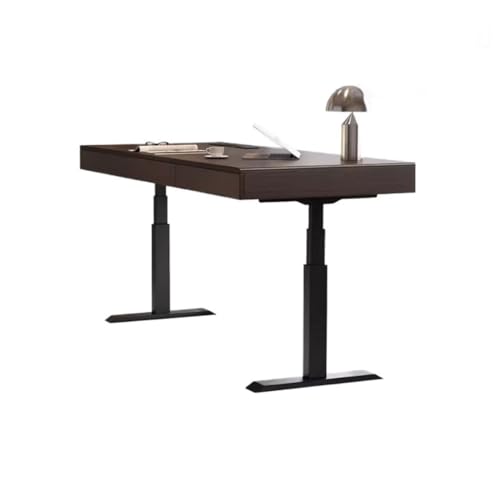 Home Office Minimalistischer intelligenter elektrischer Liftbüro Moderne minimalistische Arbeitsbüro aus Massivholz Computerarbeit Moderner Einfacher Tisch(140 * 70 * 75cm) von SFANIIX