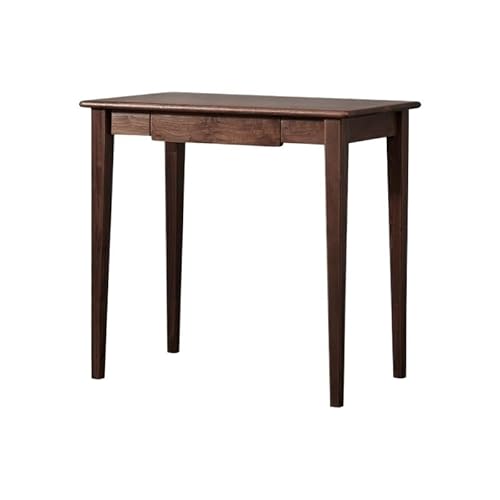 Home Office Modern Massivholz Schreibtisch Nordic Black Nussbaum Schreibtisch Schreibtischlampe Luxus Studiercomputer Schreibtisch Schlafzimmer Kommode Moderne Einfache Tisch(Color:1000 * 500 * 750mm) von SFANIIX