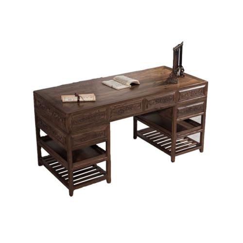 Home Office Schreibtisch Chinesisches Massivholz Schreibtisch Schreibtisch für Heimstudium Computerschreibtisch Schreibtisch Schlafzimmer Massivholz Spielecomputer Schreibtisch Moderne Einfache Tisch von SFANIIX