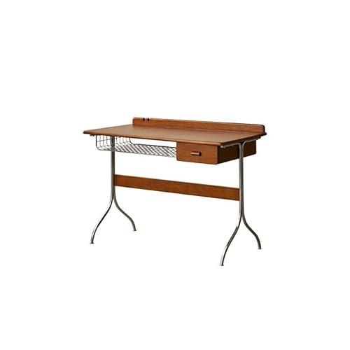 Home Office Schreibtisch Massivholz Retro Hause Schlafzimmer Schreibtisch Computer Schreibtisch Nordic Einfache Kleine Wohnung Schreibtisch Schreibtisch Moderne Einfache Tisch(Size:100 * 56 * 80cm) von SFANIIX