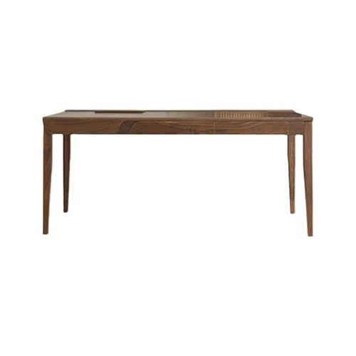 Home Office Schreibtisch aus schwarzem Nussbaum Computerschreibtisch Arbeitstisch Einfacher Logschreibtisch Schlafzimmer Computertisch Moderner Einfacher Tisch(Size:170 * 71 * 75cm) von SFANIIX