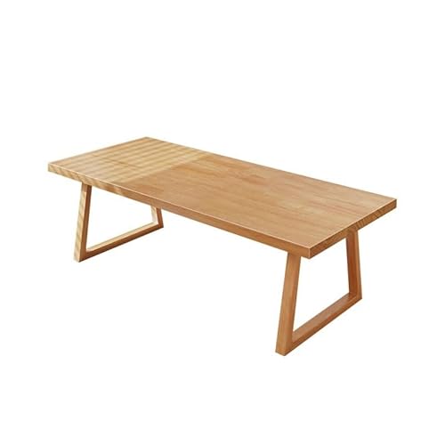 Home Office Wohnzimmer Massivholz Großer Schreibtisch Einfache Home Studie Schreibtisch Log Lange Werkbank Büro Schreibtisch Moderne Einfache Tisch(140 * 70 * 75CM) von SFANIIX