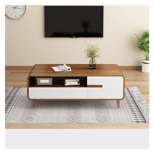 Mitteltisch Moderner Couchtisch Abgerundete Ecke Massivholz Couchtisch Für Wohnzimmer Für Zuhause Kleiner Couchtisch Moderner Einfacher Chinesischer Stil Couchtisch(A) von SFANIIX