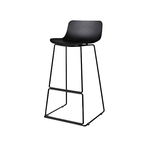 Moderne Barhocker Barstuhl Moderne Schmiedeeisen Bar Hoher Hocker Hause Wohnzimmer Küche Esszimmer Rückenlehne Cafe Dekoration Barstuhl Esszimmer Stühle (Größe : A) von SFANIIX