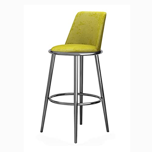 Moderne Barhocker Küchenbarhocker, Arbeitsplattenhöhe Barhocker, Edelstahl Metall Barhocker, lässiger Café-Barhocker, Hocker im Wohnzimmer Esszimmer Stühle (Größe : A) von SFANIIX