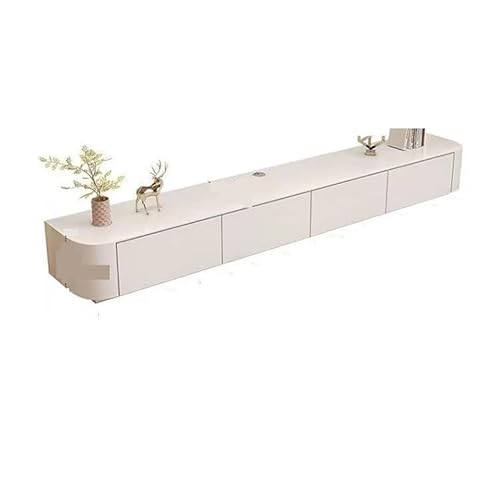 Moderne Multimedia-Konsole, TV-Schrank aus Massivholz, TV-Möbel auf Fuß, modern und minimalistisch, für Wohnzimmer, Haus, Wohnzimmer, Schlafzimmer (L-2,4 m) von SFANIIX