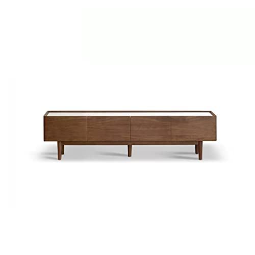 Moderne Multimedia-Konsole 70,8/78,7/86,6 Zoll Moderner TV-Ständer mit 4 Schubladen Wohnzimmer Unterhaltung Medien Center Konsole TV-Ständer für Wohnzimmer Schlafzimmer(B,180 * 38 * 42CM) von SFANIIX