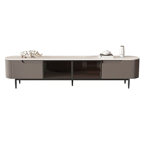 Moderne Multimedia-Konsole 78,7 Zoll Moderne TV-Ständer Wohnzimmer Entertainmentcenter Medienkonsole mit 2 großen Schubladen und Glastürschrank für Wohnzimmer Schlafzimmer Moderne Multimedia-Konsole 78,7 Zoll Moderne TV-Ständer Wohnzimmer Entertainmentcenter Medienkonsole mit 2 großen Schubladen und Glastürschrank für Wohnzimmer Schlafzimmer von SFANIIX