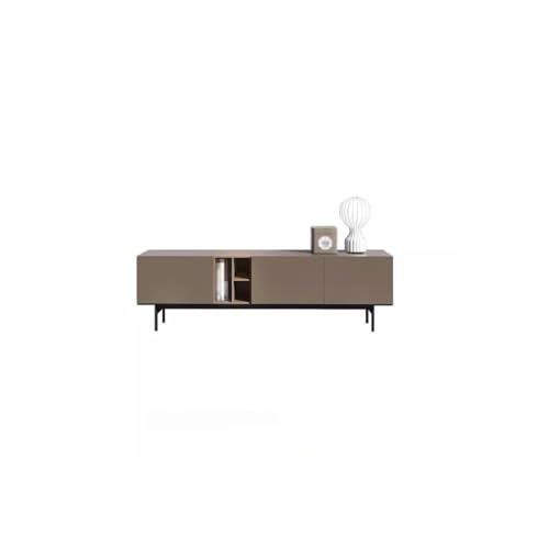 Moderne Multimedia-Konsole Italienisch Einfache TV-Schrank Wohnzimmer Schlafzimmer Bücherregal Moderne Licht Luxus TV-Schrank für Wohnzimmer Schlafzimmer(160X40X52CM) von SFANIIX