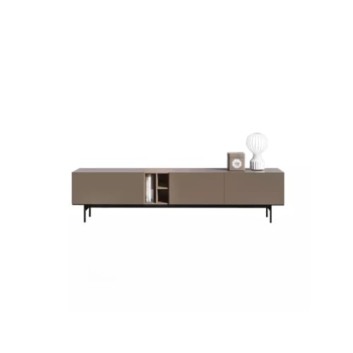Moderne Multimedia-Konsole Italienisch Einfache TV-Schrank Wohnzimmer Schlafzimmer Bücherregal Moderne Licht Luxus TV-Schrank für Wohnzimmer Schlafzimmer(200X40X52CM) von SFANIIX