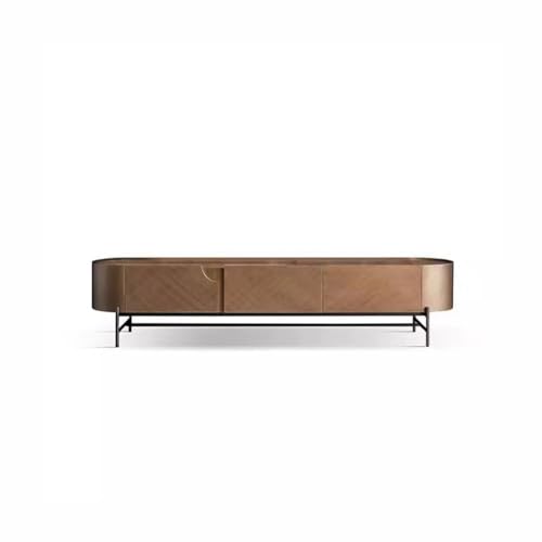 Moderne Multimedia-Konsole Italienisch Modern Licht Luxus Wohnzimmer Hoch TV Schrank Luxus Metallfarbe Hochwertiges TV-Regal mit Stauraum für Wohnzimmer Schlafzimmer(180X40X48CM) von SFANIIX