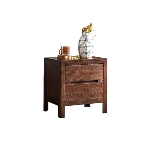 Moderne Nachttische Chinesische Kreative Schwarz Walnuss Farbe Massivholz Nachttisch Nordischen Moderne Einfache Haushalt Eiche Schrank Nachttisch im Schlafzimmer von SFANIIX