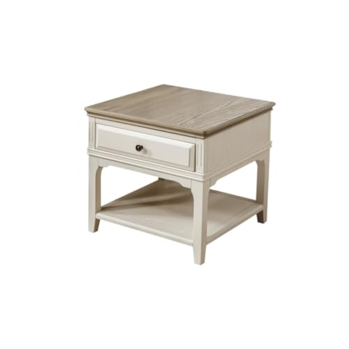 Moderne Nachttische Massivholz kleiner quadratischer Tisch Schlafzimmer nachttisch Retro sofa Beistelltisch Geeignet für zu Hause und im Büro Nachttisch im Schlafzimmer von SFANIIX