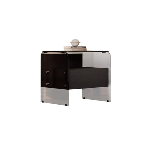 Moderne Nachttische Nachttisch Schlafzimmer Schrank Glas Nachttisch Mit Stauraum Nachttisch im Schlafzimmer Moderne Nachttische Nachttisch Schlafzimmer Schrank Glas Nachttisch Mit Stauraum Nachttisch im Schlafzimmer von SFANIIX
